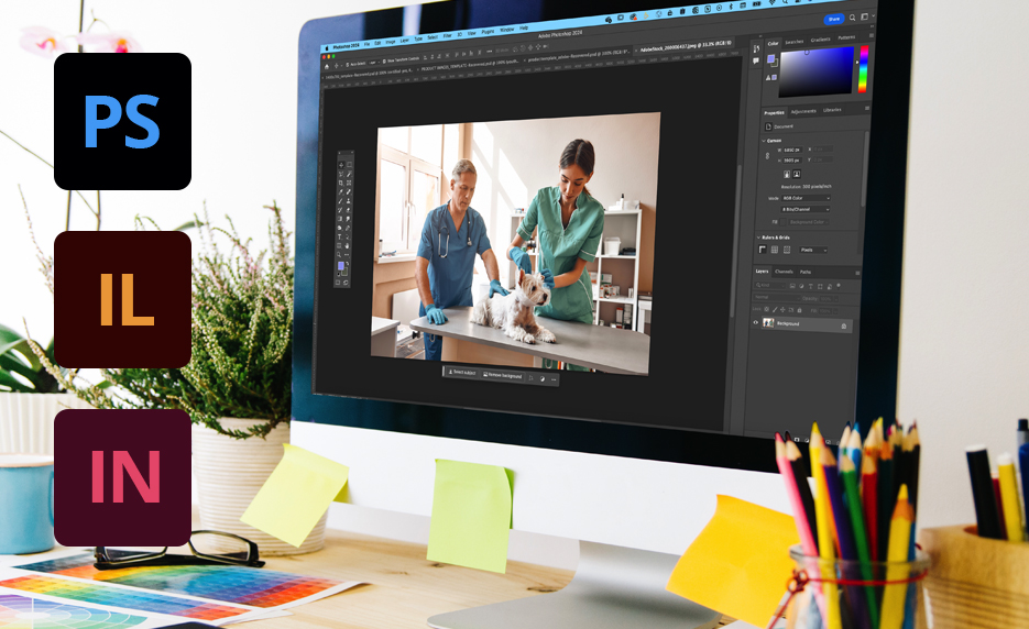 Curso de Diseño Gráfico con Photoshop e Illustrator